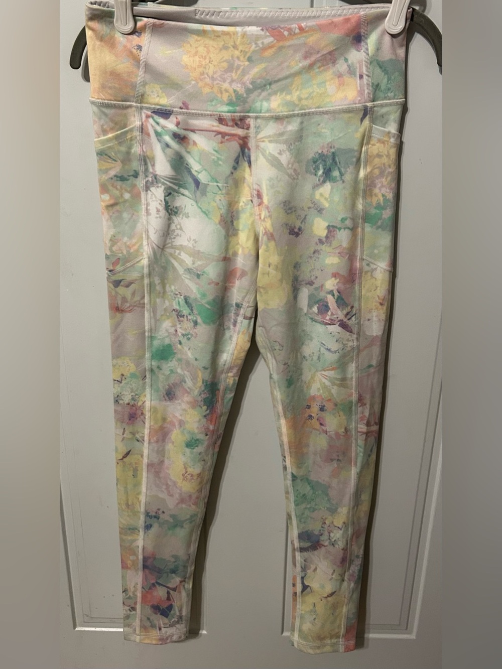 Victoria's Secret Pastel Floral High-Waist Leggings